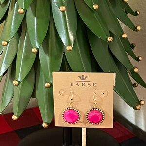 Studio Barse Pink and Gold Earrings